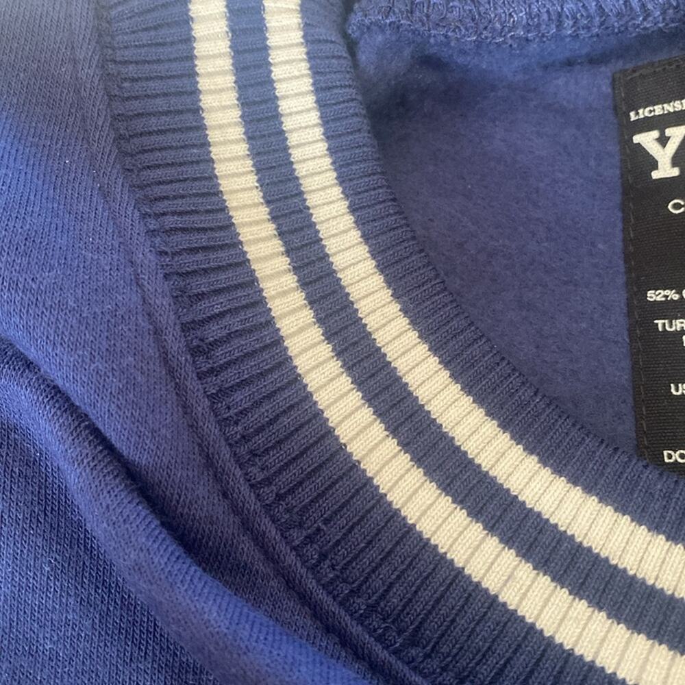 Torrid Yale Cozy Fleece Banded V-Neck Sweatshirt - Picture 6 of 8